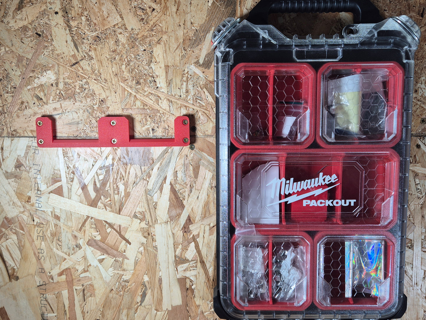 Power Rack Wall Hangers for Milwaukee Packout System