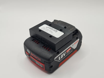 Bosch 18v Battery Mount By Power Rack, Slide Mount for Bosch Batteries