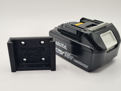 Makita LXT Battery Mount by Power Rack. Slide Mount for Makita Batteries