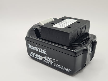 Makita LXT Battery Mount by Power Rack. Slide Mount for Makita Batteries