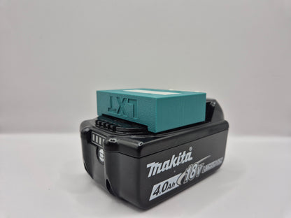 Makita LXT Battery Mount by Power Rack. Slide Mount for Makita Batteries
