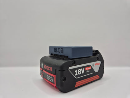 Bosch 18v Battery Mount By Power Rack, Slide Mount for Bosch Batteries