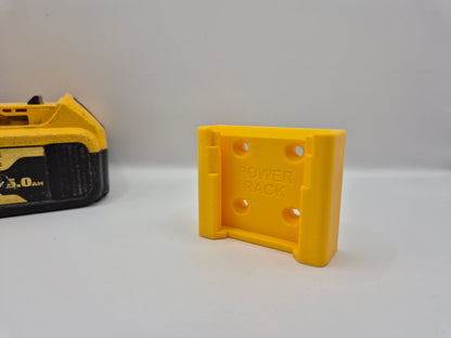 DeWalt XR18 Battery Mount by Power Rack. Slide Battery Mount for DeWalt XR18v Batteries