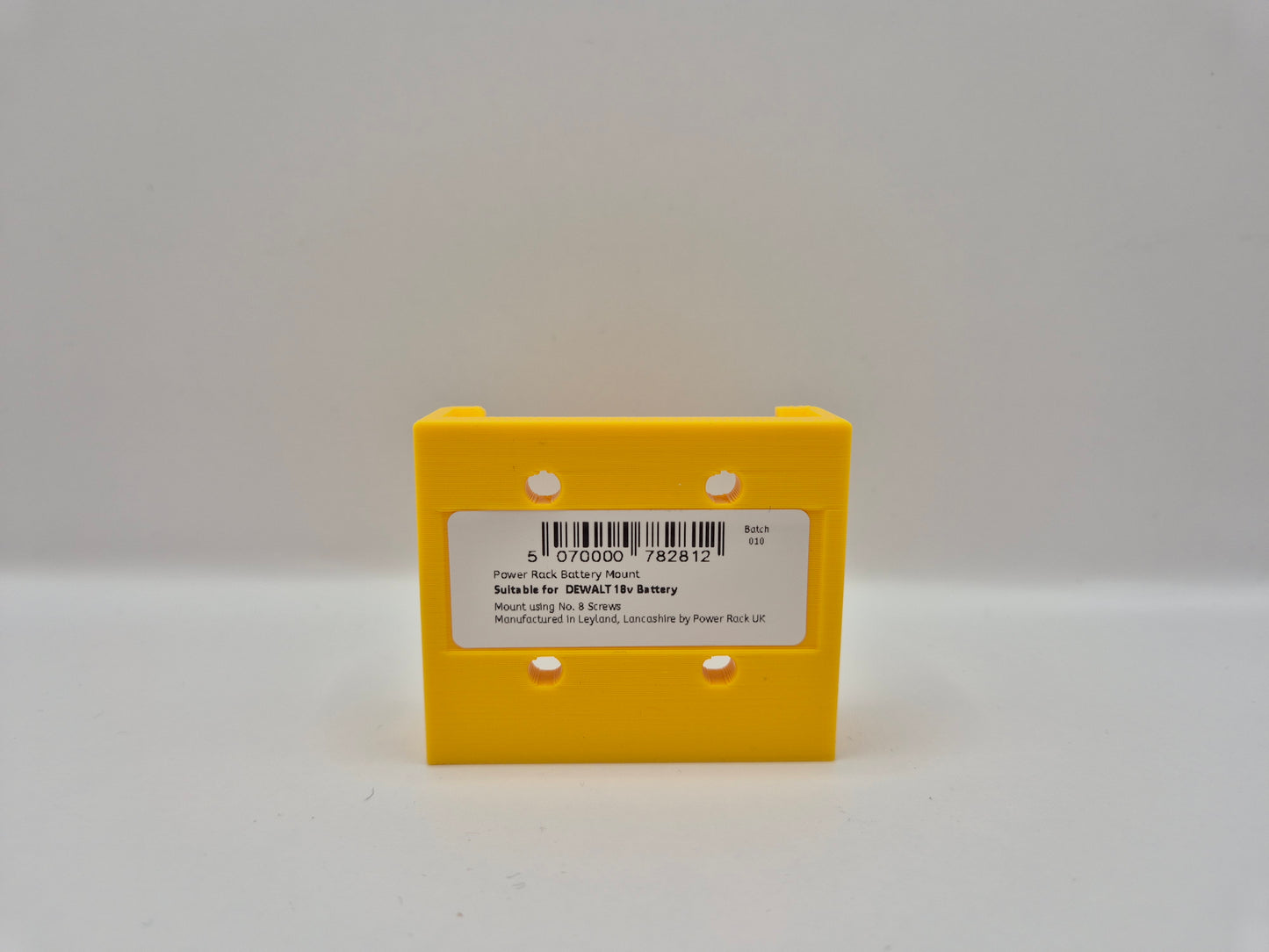 Power Rack Slide Battery Mount for DeWalt XR 18v Batteries