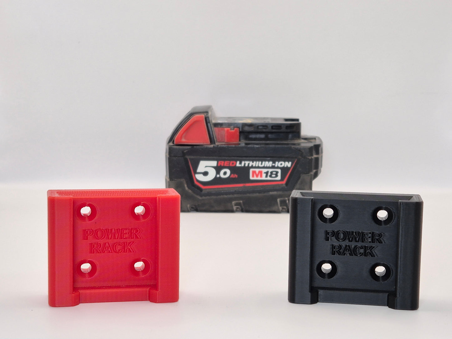 Power Rack Slide Battery Mount for Milwaukee M18