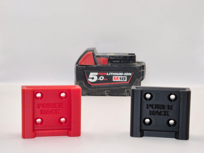 Milwaukee M18 Slide Battery Mount – Wall & Van Storage Holder
