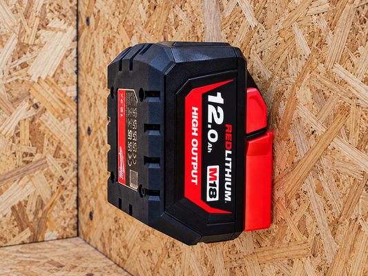 Power Rack Click-In Battery Holder for Milwaukee M18