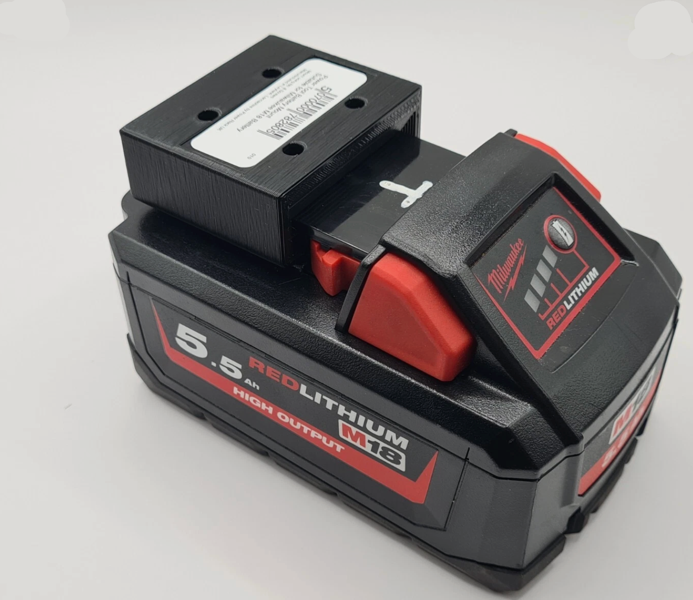 Power Rack Slide Battery Mount for Milwaukee M18