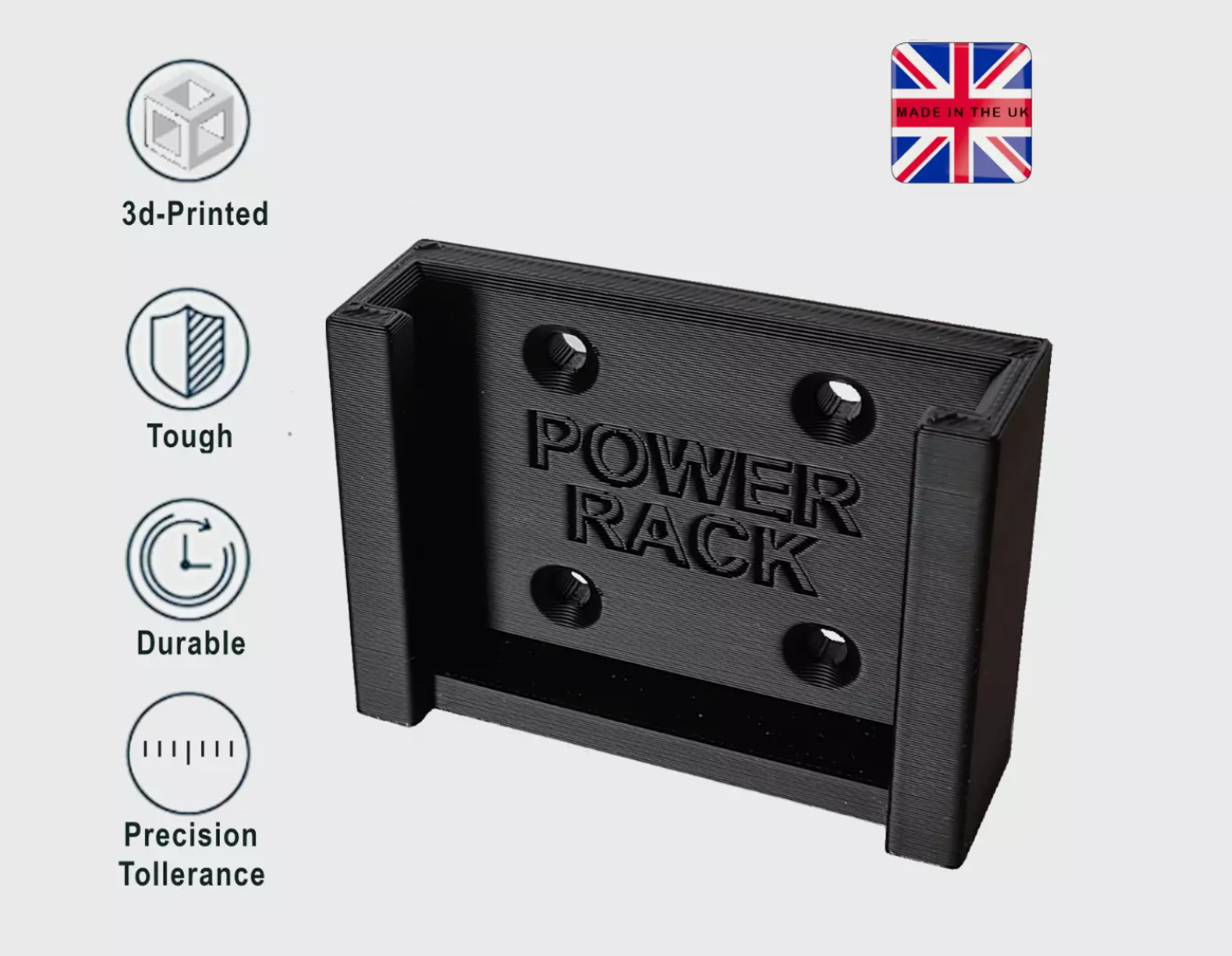 Power Rack Slide Battery Mount for Bosch 18v
