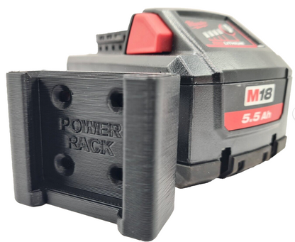 Milwaukee M18 Slide Battery Mount – Wall & Van Storage Holder
