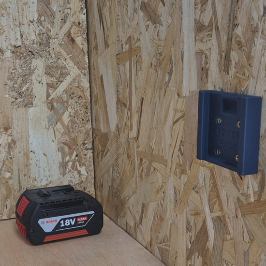 Bosch battery mount in use